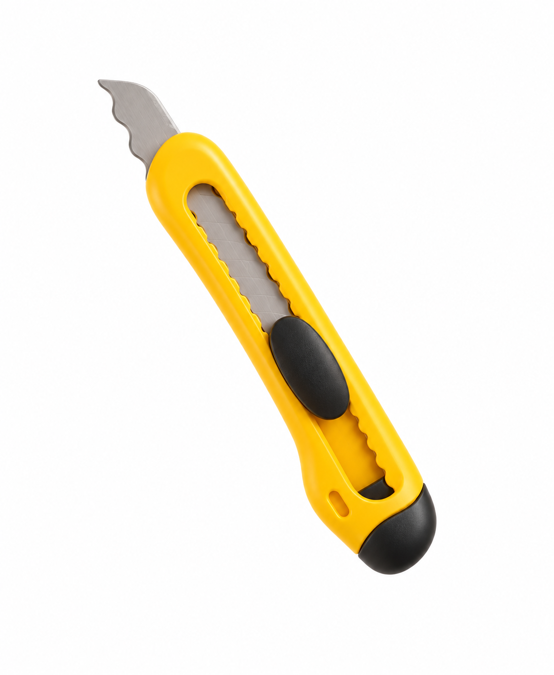 Utility knife redesigned with a soft, bubbly, rounded body